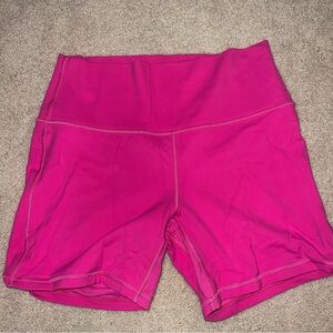 Hot Pink Lululemon Biker Shorts